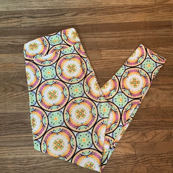 Women’s LuLaRoe Tall & Curvy Leggings Bundle- Mickey Mouse & Cute Patterns - Picture 3 of 10